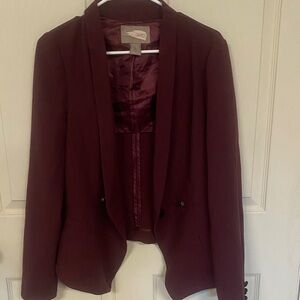 Forever 21 Deep Burgundy Blazer